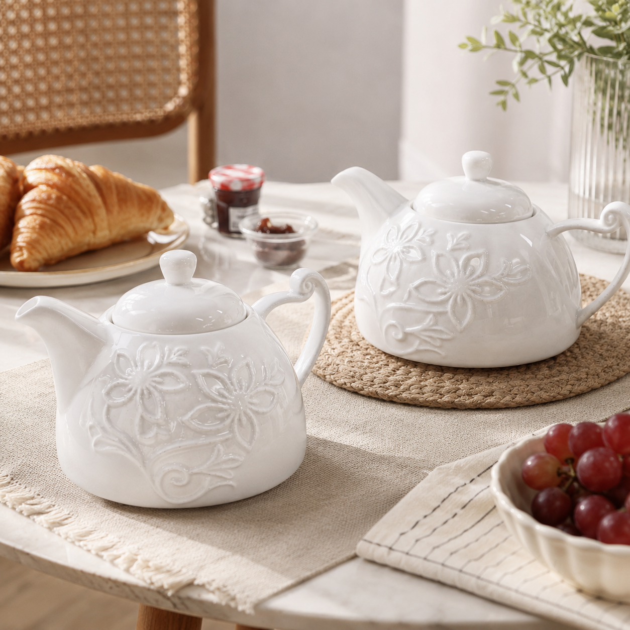 Pack de 2 Théières Élégantes – 800 ml