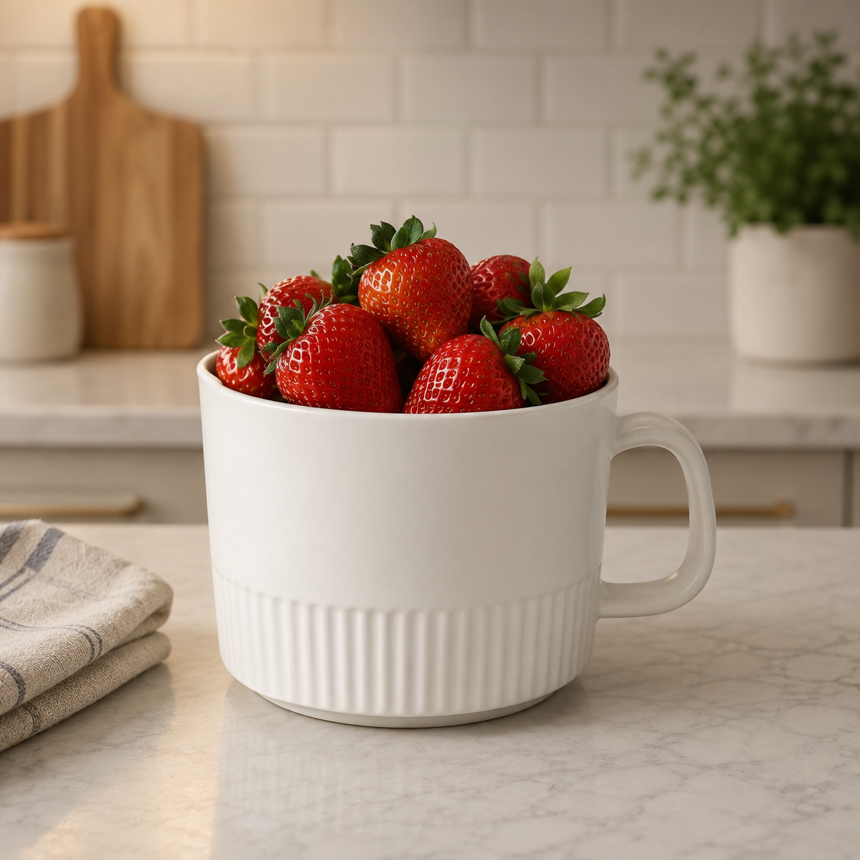 Grande Tasse en Porcelaine